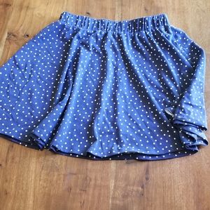 Joe Boxer Blue & white polka dot skirt